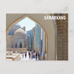 Carte Postale Necropolis de Shah-i-Zinda à Samarkan, Ouzbékistan