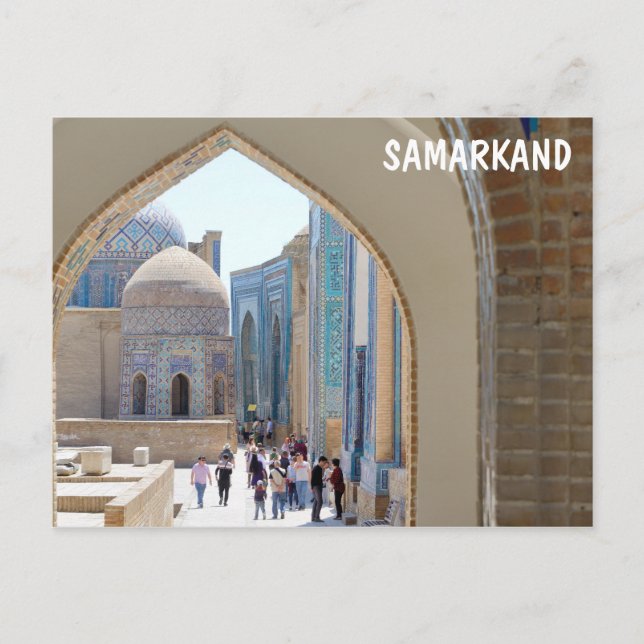 Carte Postale Necropolis de Shah-i-Zinda à Samarkan, Ouzbékistan (Devant)