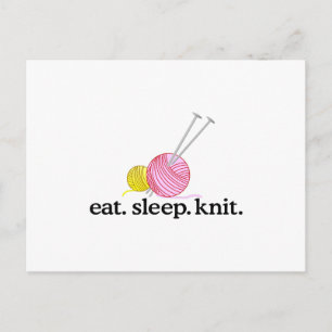 Carte Postale Needles et Yarn