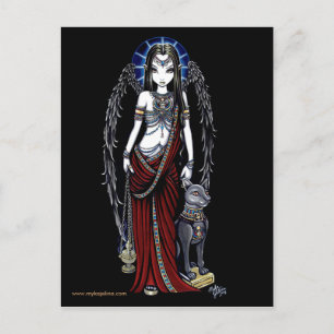 Carte postale Nefertari Egyptian Bastet Goddess An