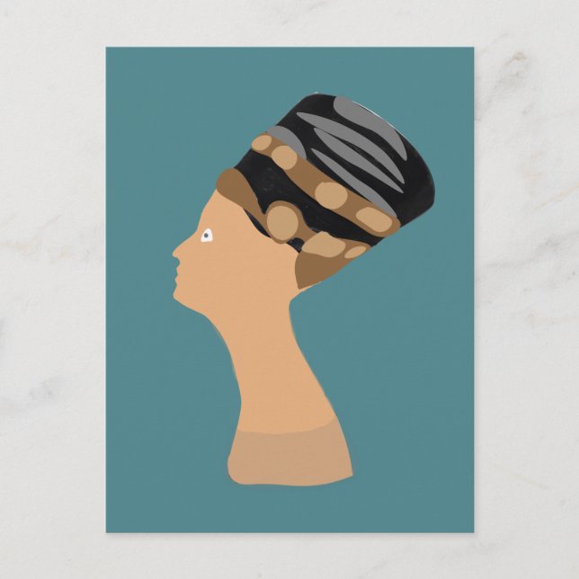 Carte Postale Nefertiti, reine d'Égypte (Devant)