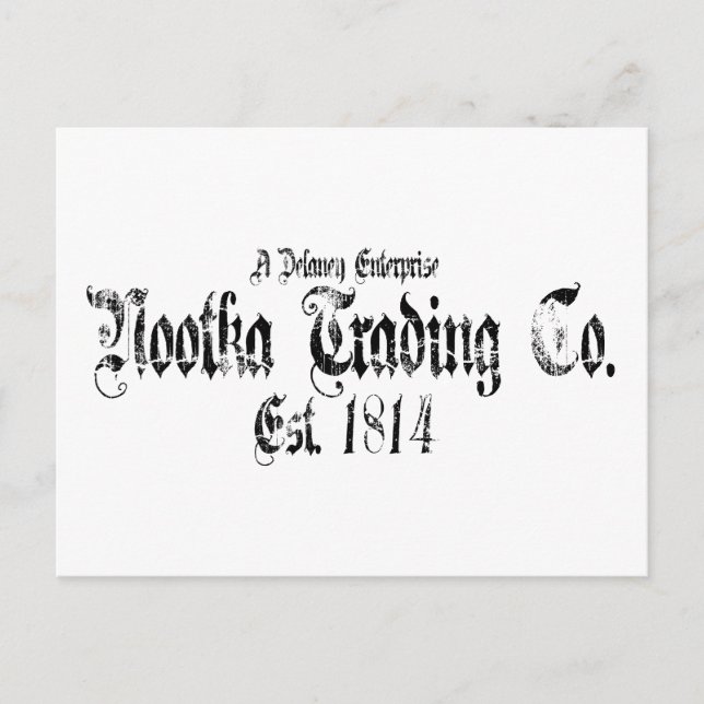 Carte Postale négociation de nootka (Devant)