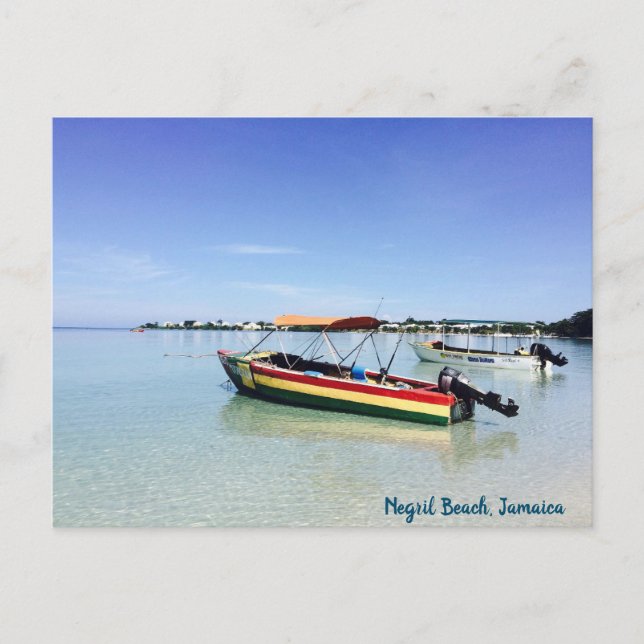 Carte Postale Negril Beach, Jamaïque (Devant)