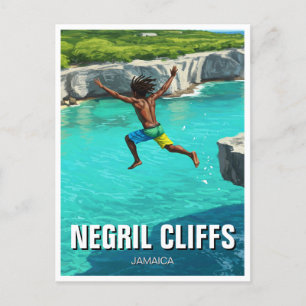 Carte Postale Negril Cliffs Jamaïque Travel