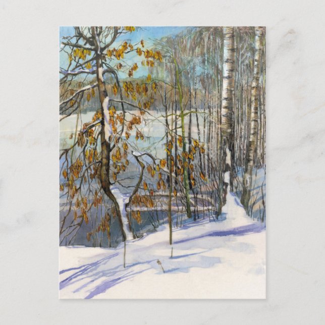 Carte Postale Neige (Devant)