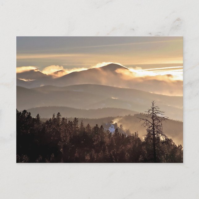 Carte Postale Neige dérivante - James Peak, Colorado (Devant)