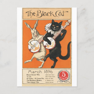 Carte Postale Nelly Littlehale Murphy's Black Cat - Marc Vintage