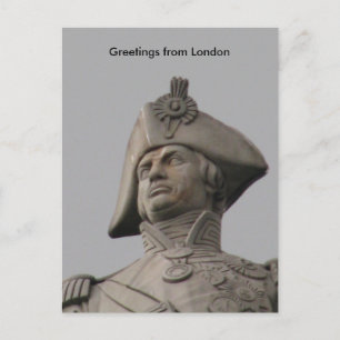 Carte Postale nelson, salutations de Londres