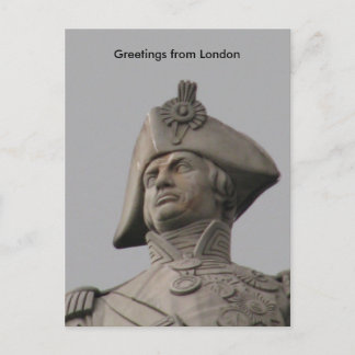 Carte Postale nelson, salutations de Londres