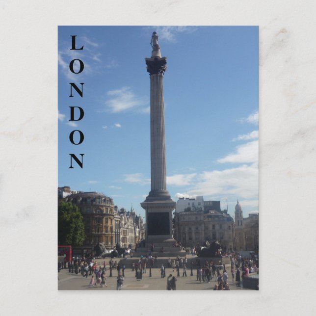 Carte Postale nelson trafalgar london (Devant)