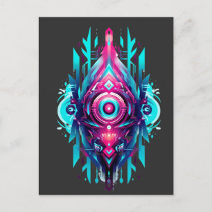 Carte Postale Neo-Tribal Sigil