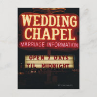 Neon Mariage Chapelle Connexion Las Vegas, USA