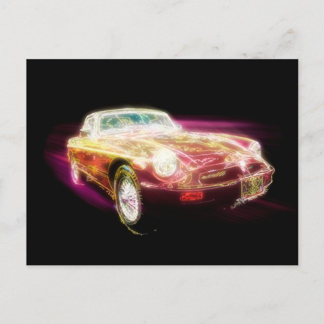 Carte Postale Neon MG - Retour du Rétro (Devant)