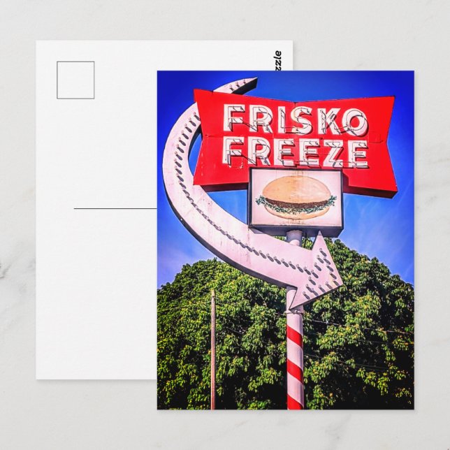 Carte Postale Neon Nord-Ouest : Frisko Freeze (Devant / Derrière)