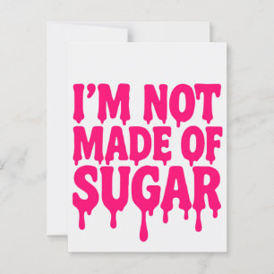 Carte Postale Neon Pink Drip - Personnalisable