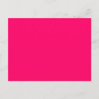 Carte Postale Néon rose chaud brillant et fluide