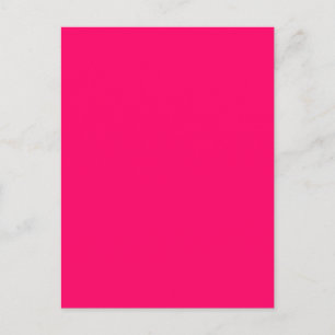 Carte Postale Neon rose Fluorescent brillant