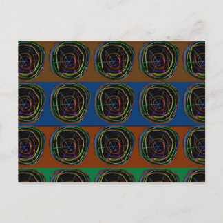 Carte Postale NEON Sparkle Graphle LINE art