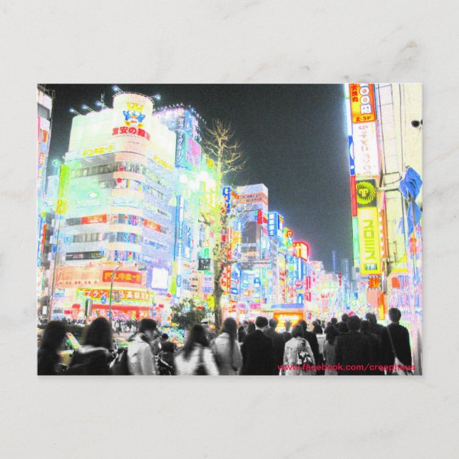 Carte Postale Neon Tokyo (Devant)