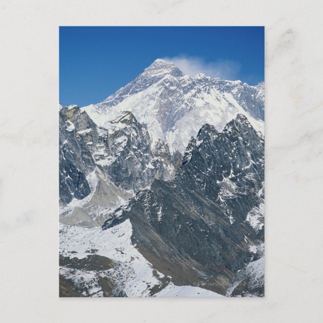 Carte Postale Népal, Himalaya, vue du Mont Everest de Gokyo (Devant)