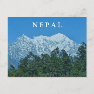 Carte Postale Népal Montagnes neigeuses