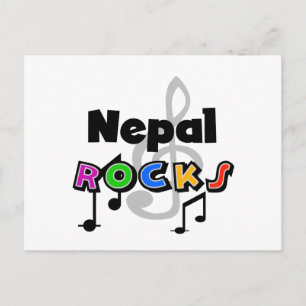 Carte Postale Népal Rocks
