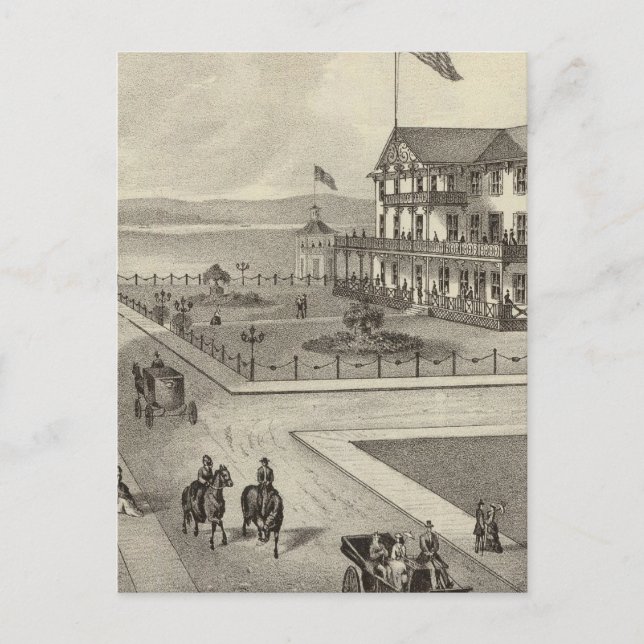 Carte Postale Neptune House, Ocean Beach, NJ (Devant)