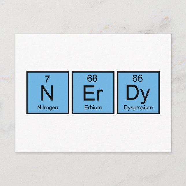 Carte Postale Nerdy (Devant)