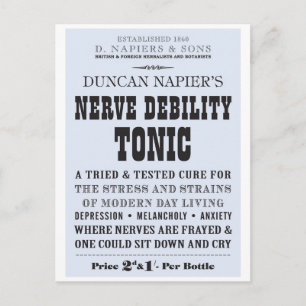 Carte postale Nerve Tonic