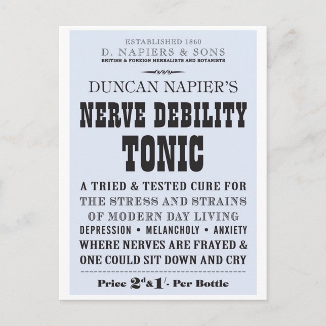 Carte postale Nerve Tonic (Devant)