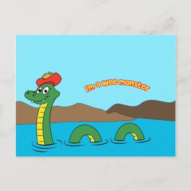 Carte Postale Nessie (Devant)