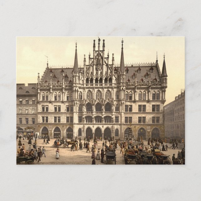 Carte Postale Neues Rathaus à München (Devant)
