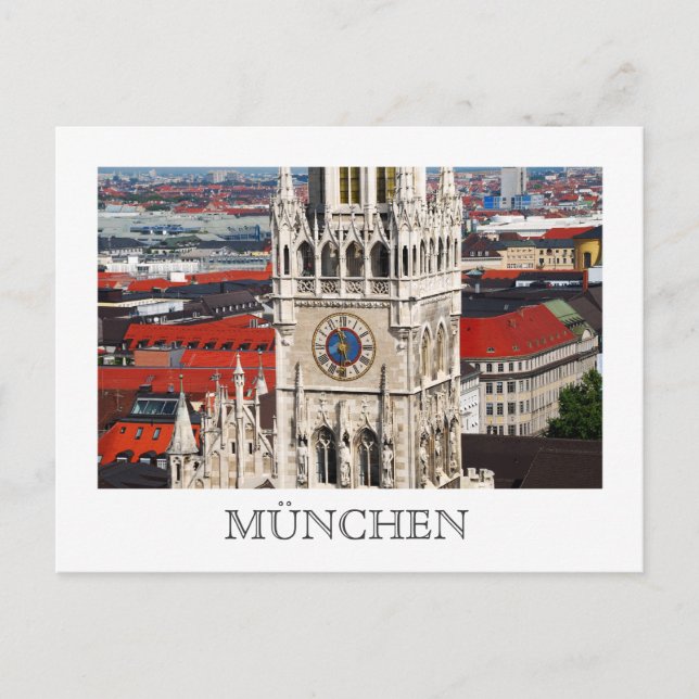 Carte Postale Neues Rathaus, Munich Postcard (Devant)