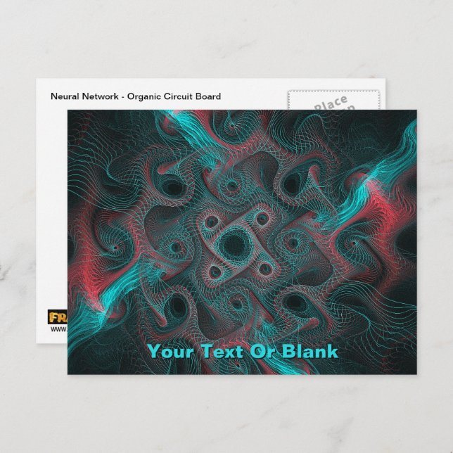 Carte Postale Neural Network (Devant / Derrière)