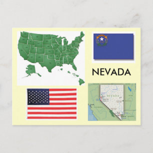 Carte Postale Nevada, États-Unis
