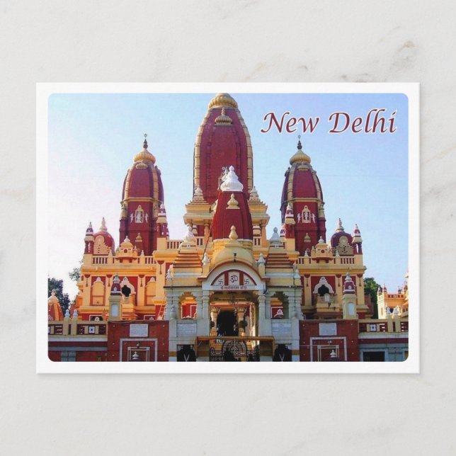 Carte Postale New Delhi - Laxminarayan Temple - (Devant)