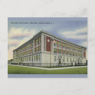 Carte Postale New Dorp High School, Staten Island, NY