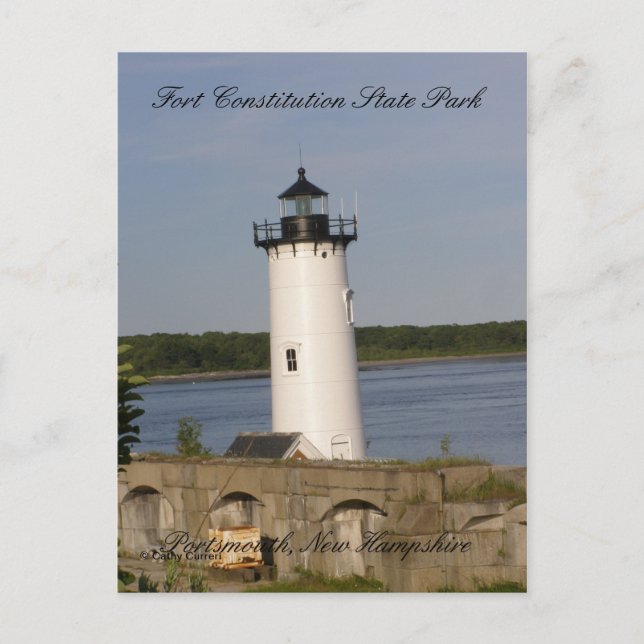 Carte postale New Hampshire de Fort Constitution (Devant)
