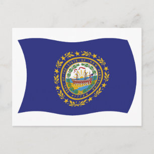 Carte postale New Hampshire Flag