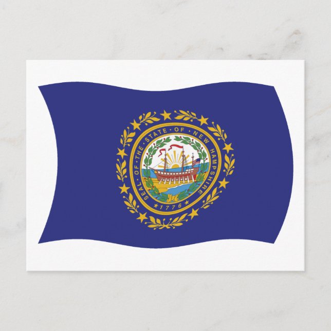 Carte postale New Hampshire Flag (Devant)