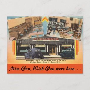 Carte Postale New Hampshire, Monadnock Grill, Keene