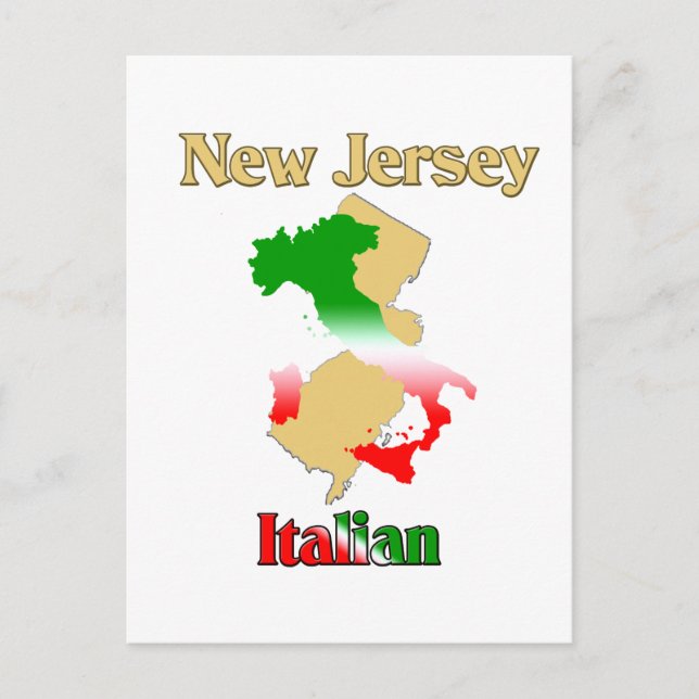 Carte Postale New Jersey Italien (Devant)