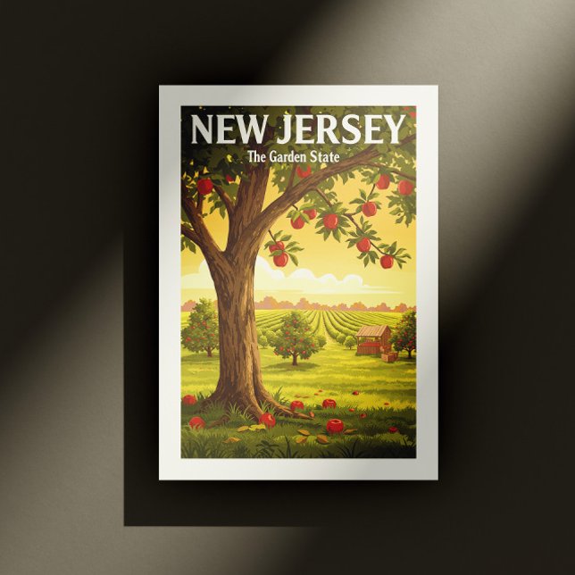 Carte Postale New Jersey vintage (Créateur téléchargé)