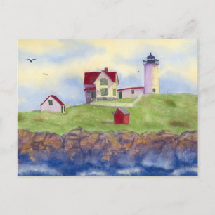 Carte postale New Light House York Maine