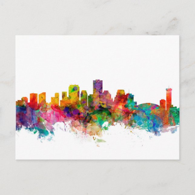 Carte Postale New Orleans Louisiana Skyline (Devant)