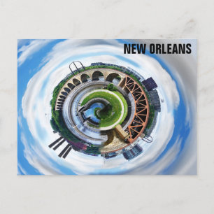 Carte Postale New Orleans Mississippi River Bridge