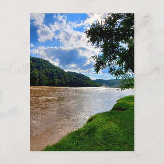 Carte Postale New River, Fries Virginia (Devant)