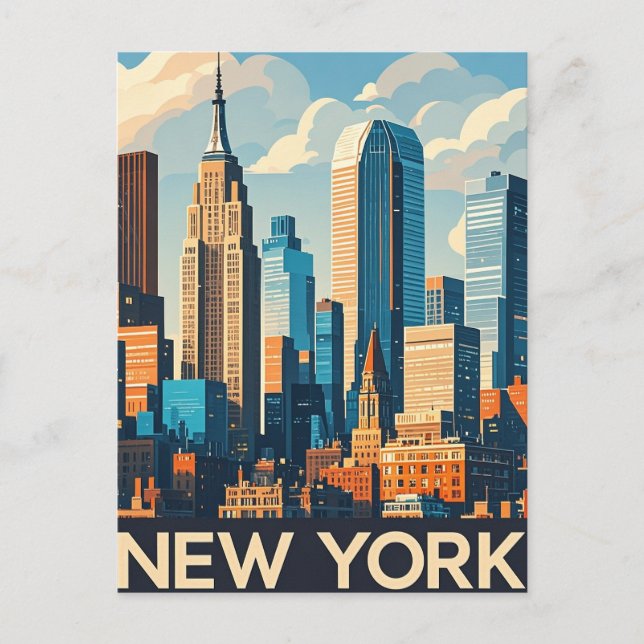 Carte Postale New York (Devant)