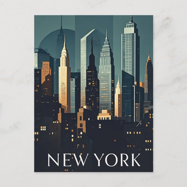 Carte Postale New York (Devant)
