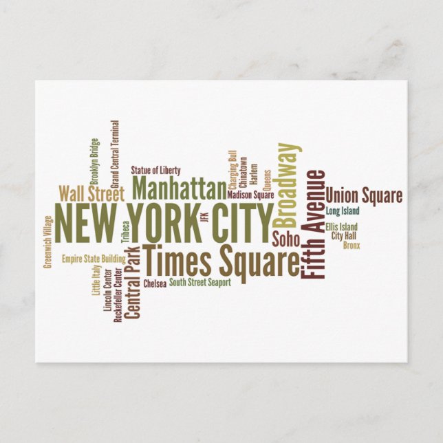 Carte postale New York (Devant)